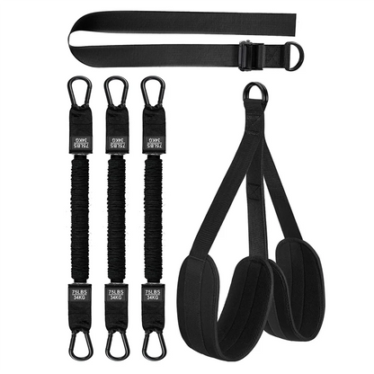 Pull Up Assistance Bands Set Resistance Strap Elastic Hanging Rope Pull Bar Fitness Auxiliary Pull Latex Workout Band