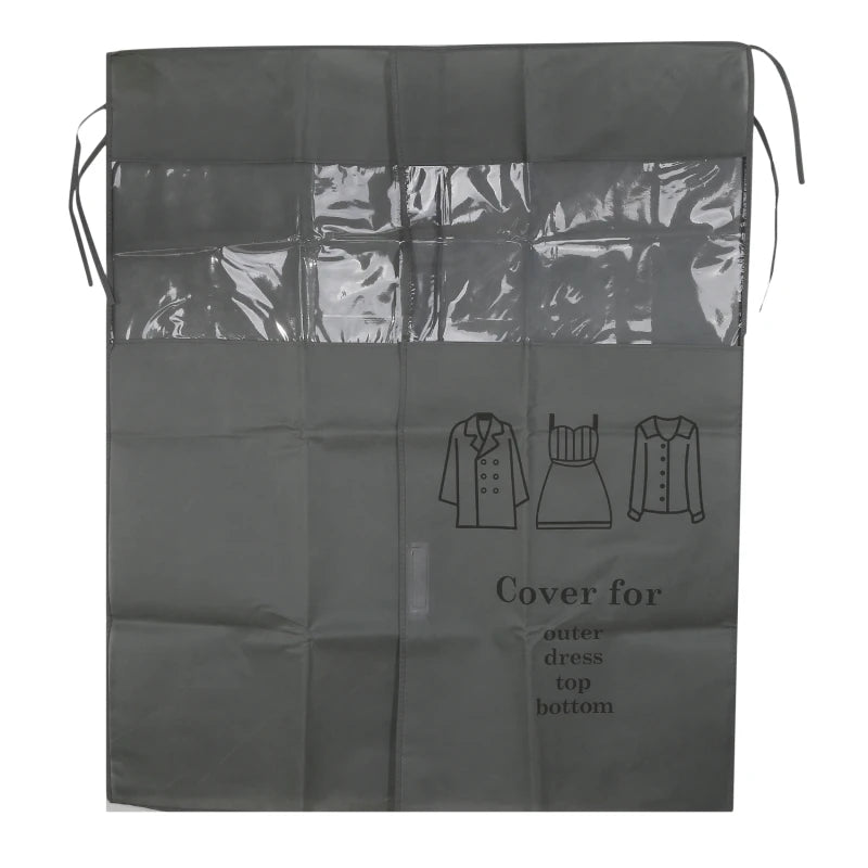 Clothes Hanging Dust Cover Dress Suit Coat Storage Bag Case Organizer Wardrobe Dress Clothing Hanging Dust Cover