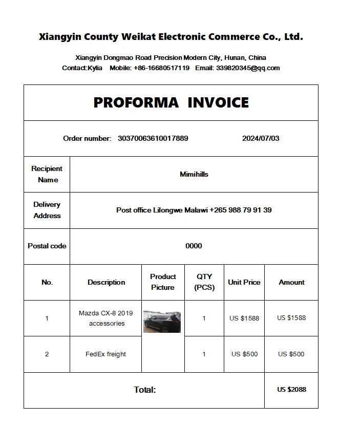 CX-8 2019 accessories