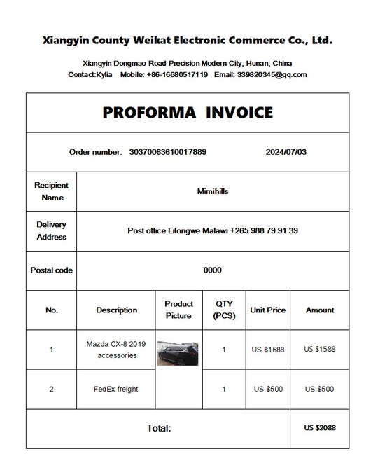 CX-8 2019 accessories