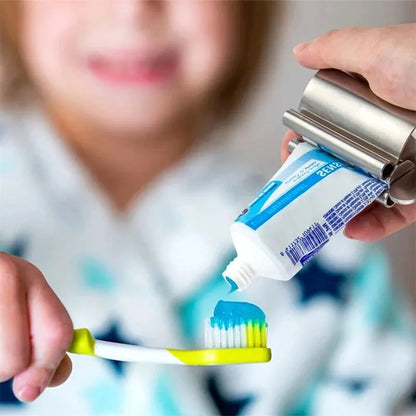 1pc Stainless Steel Wringer Roller Rotate Dispenser for Ointments Cosmetics Bathroom Accessories Toothpaste Squeezer Tube Roller