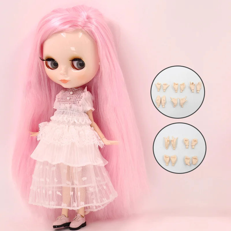 ICY DBS Blyth Doll Combo Clothes Shoes Hand Set Included Children Toy Gift 1/6 BJD Ob24 Anime Girl Azone M