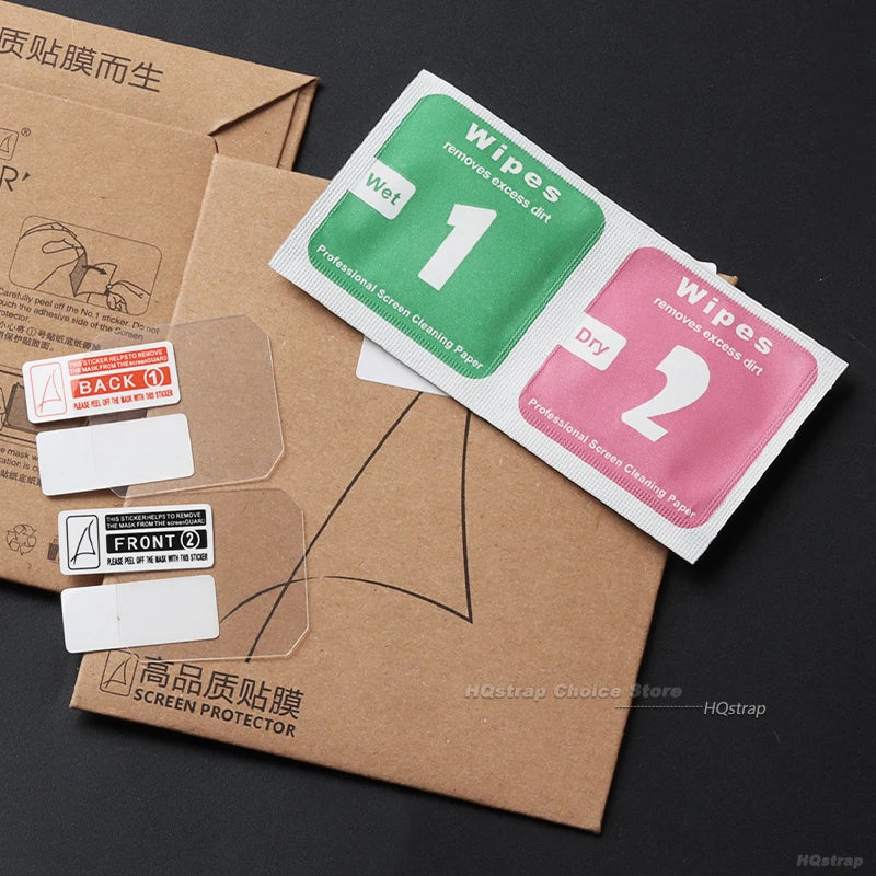 2pcs Watch Screen Protectors for Casio DW5600 Sport Watch Clear Anti-Scratch Soft Film Watches Accessories