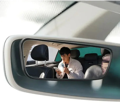 2Pcs 360 Degree Adjustable Blind Spot Mirror Car Auxiliary Rearview Convex Mirror Round Frame Wide Angle Mirrors for Car Reverse