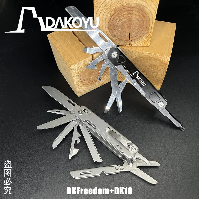 DAKOYU Outdoor Multifunctional Folding Multifunctional Tools Camping Equipment Portable EDC Detachable Large Scissors