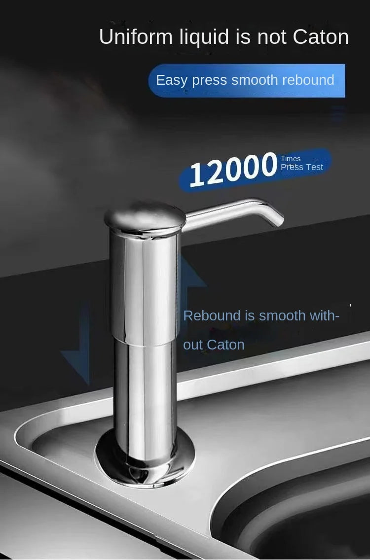 Kitchen sink soap dispenser soap dispenser extension tube detergent detergent presser Dish basin pressure extractor