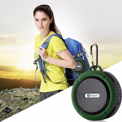 Outdoor Waterproof Bluetooth Speaker, Wireless Portable Mini Shower Travel Speaker with Subwoofer for Sports Pool, Beach, Hiking