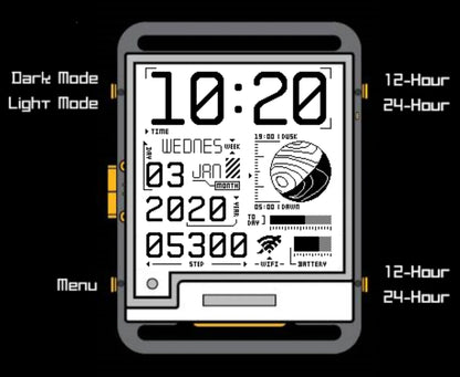 Watch V2.0 - Fully Open Source & Customaizable E-ink Watch Based on ESP32