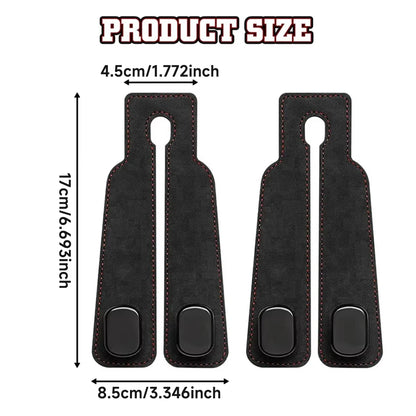2 in 1 Car Hook For Car Rear Seat Back Hooks Headrest Hanger Clip Universal Double Hooks Holder Storage Car Interior Accessories