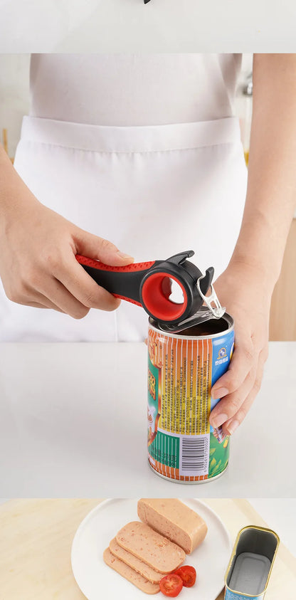 4in1 Jar Openers Can Bottle Opener Beer Wine Bottle Lid Poratble Outdoor Party Bar Tools Multi-functional Kitchen Accessories