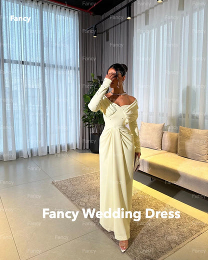 Fancy Dresses for Women Elegant White Wedding Party Dress vestidos de fiesta vestidos para eventos especiales customized