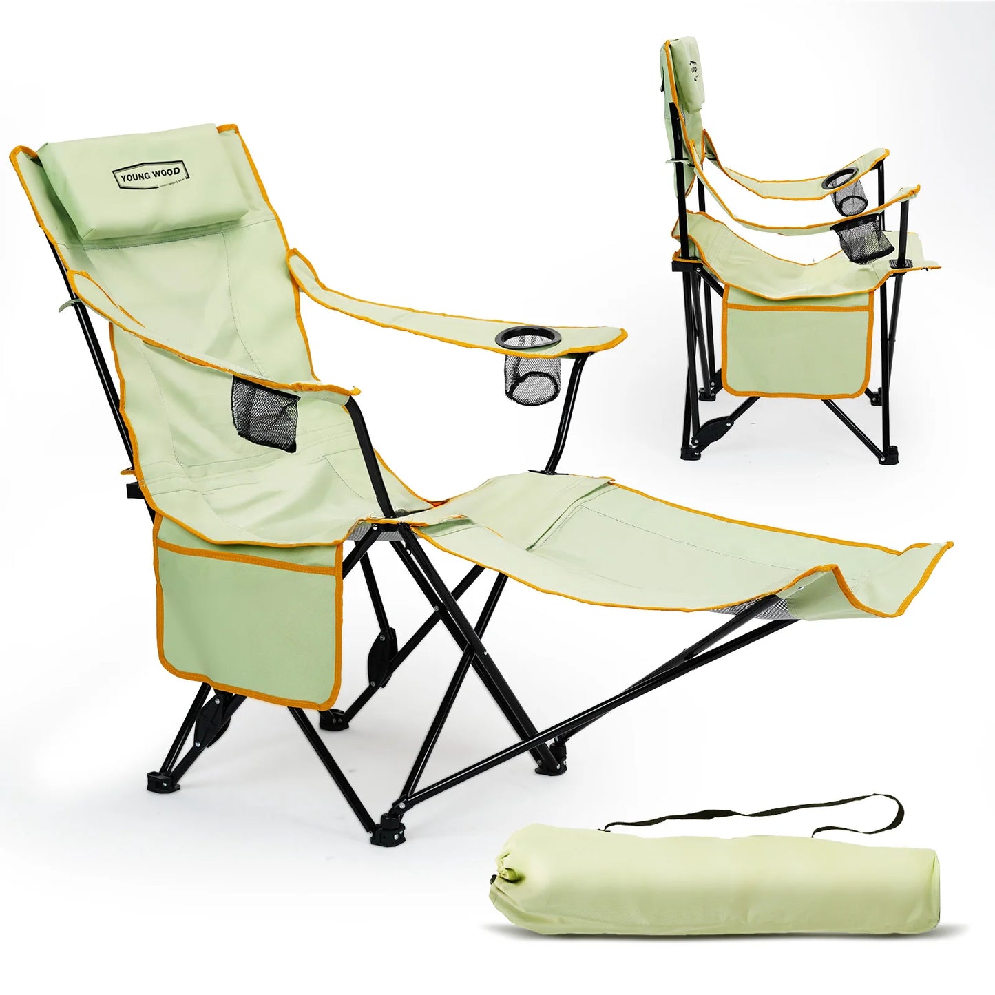 Camping Bench, Covering Sunlight and Rain Can Enjoy a Pleasant Time of Outdoor. Well Goes to the Curves of the Human Body. Sturdy Support Structure Without Tired in Long Sitting