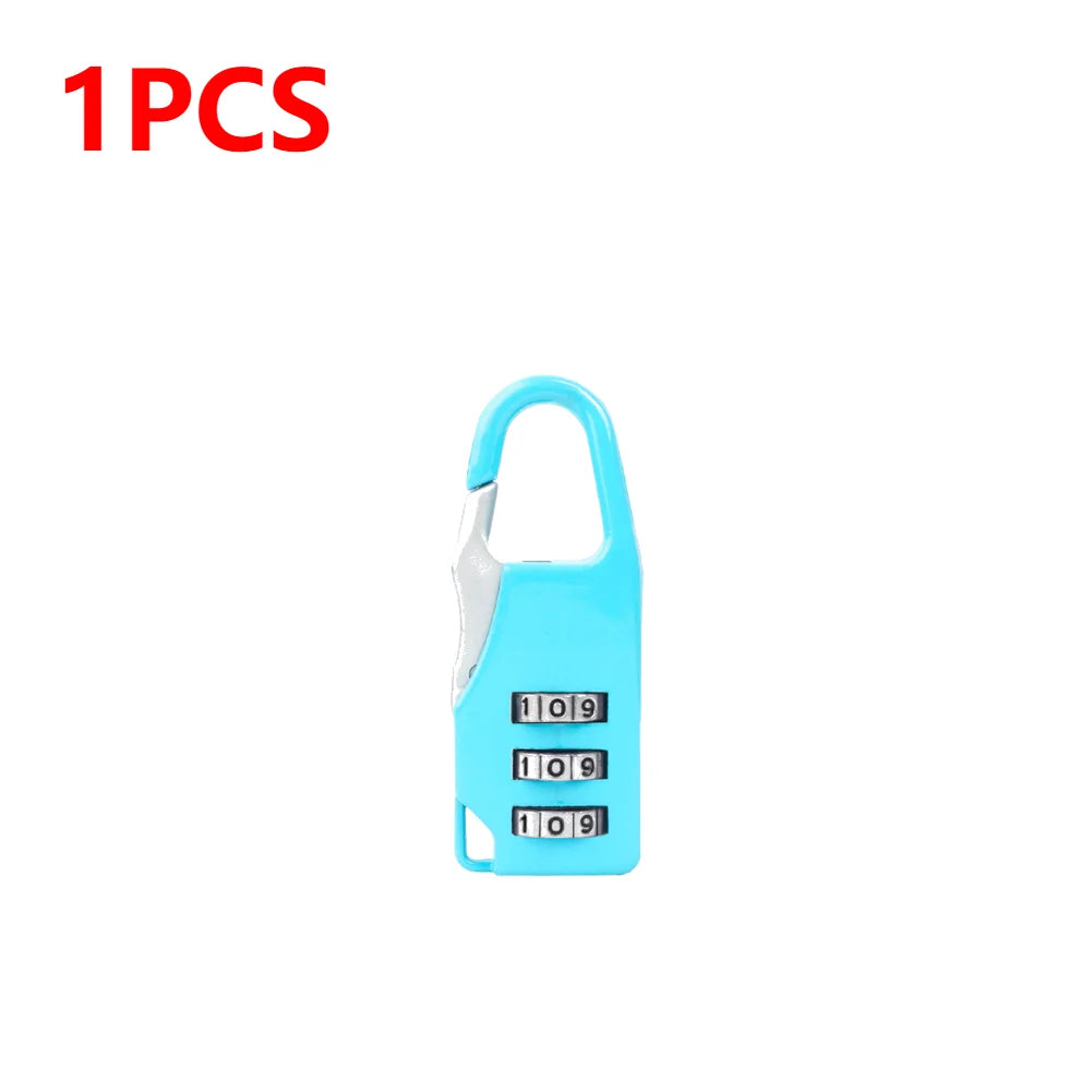 3 Digit Number Combination Pad Lock Padlock Outdoor Waterproof Lock Suitcase Luggage Security Coded Lock Zinc Alloy Code Lock