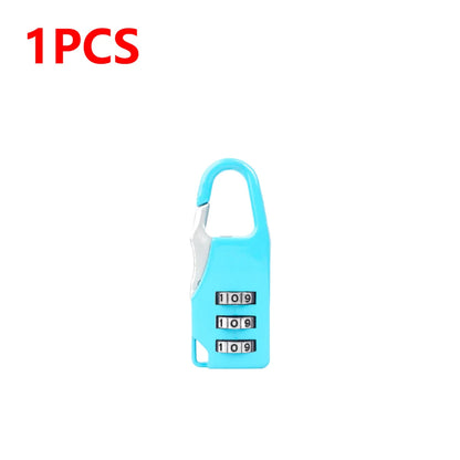3 Digit Number Combination Pad Lock Padlock Outdoor Waterproof Lock Suitcase Luggage Security Coded Lock Zinc Alloy Code Lock