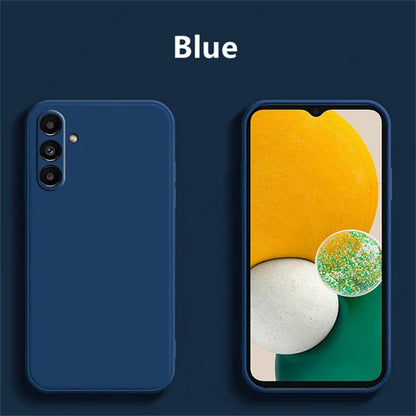For Samsung Galaxy A55 5G Liquid Silicone Case Samsung Galaxy A55 Cover Funda Coque Soft TPU Phone Bumper Samsung Galaxy A55