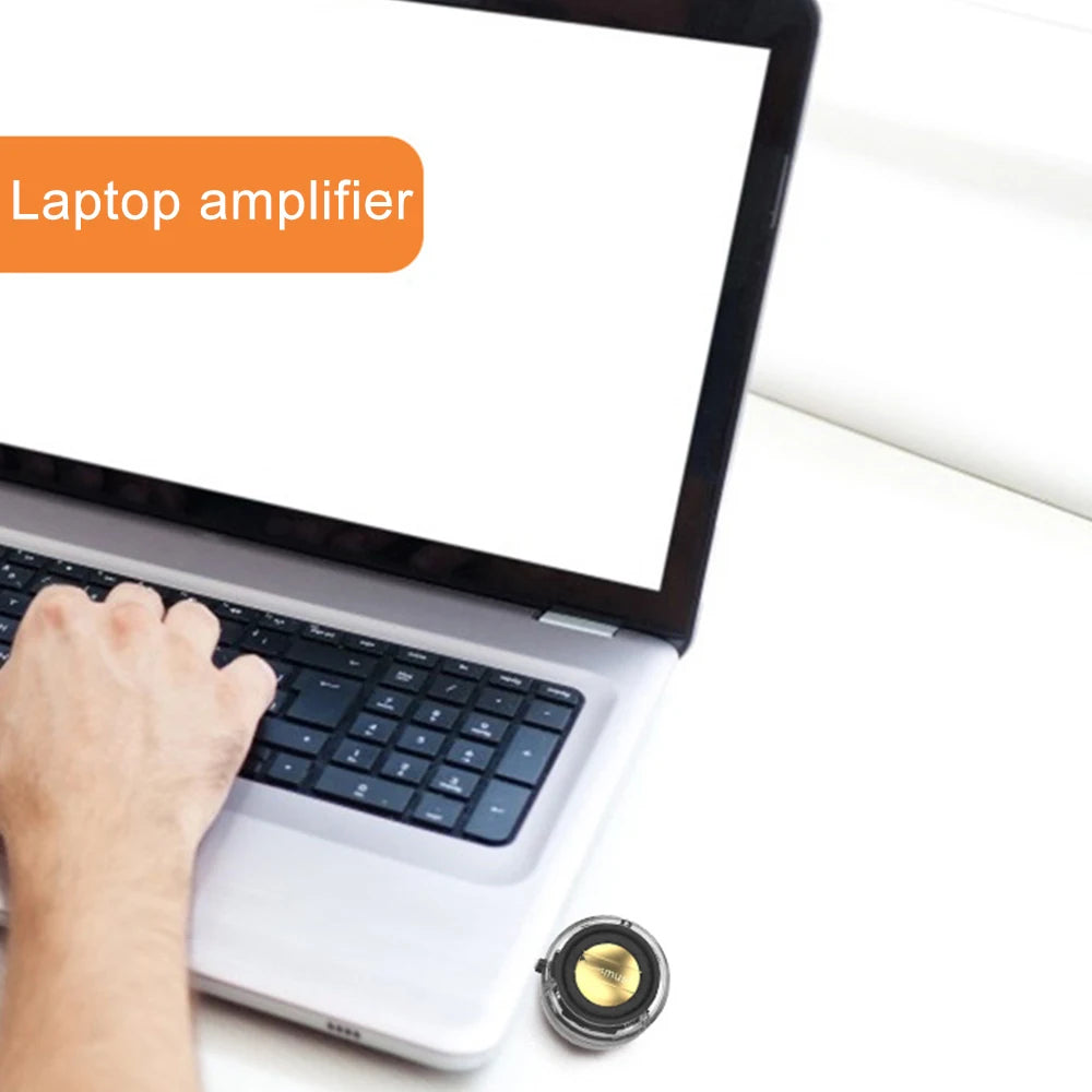 Mini Speaker-Mobile Phone Speakers In-line MP3 Speaker Amplifier External High Quality Sound Wired Audio Amplifier Portable