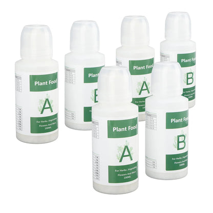 Plant Growing Nutrient 3 Set Hydroponic Plant Food Plant Growing Hydroponic Nutrients Indoor Plant Food for Vegetables Fruit