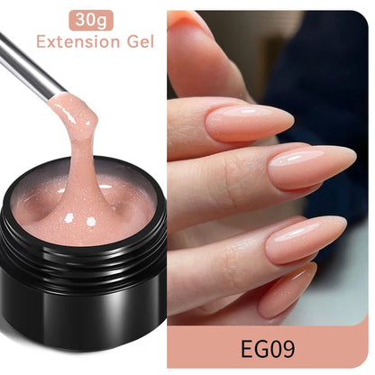 BORN PRETTY 60/30ml Hard Jelly Extension Nail Gel Polish French Nails Nude Pink White Clear Nail Supplies Gel for extension