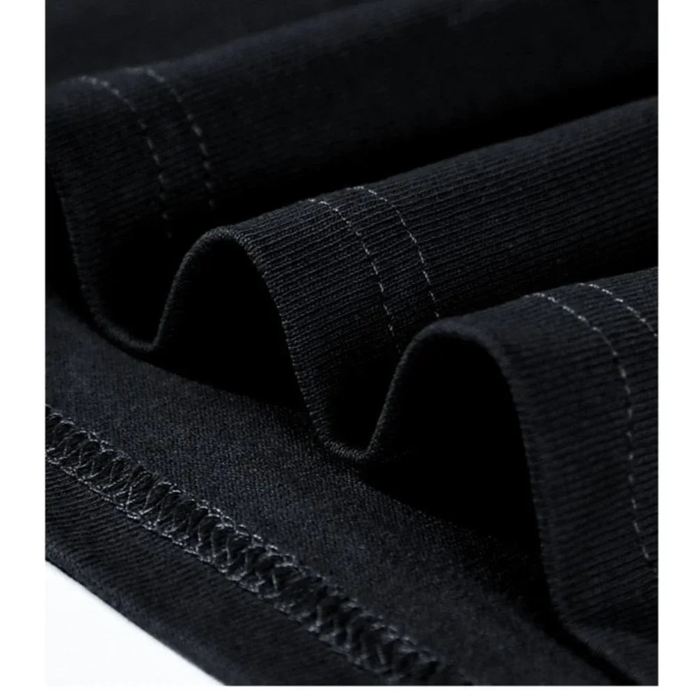 New Cool Motorcycle Enthusiasts Cycling Clothes High Street Men and Women Couples Summer New Lazy Wind Short Sleeves