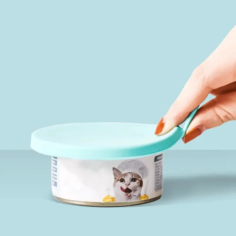 1 Reusable Silicone Pet Can Lid Bpa Free, Suitable For Most Sized Dog And Cat Cans - Keeps Food Fresh Prevents Bacterial Odors