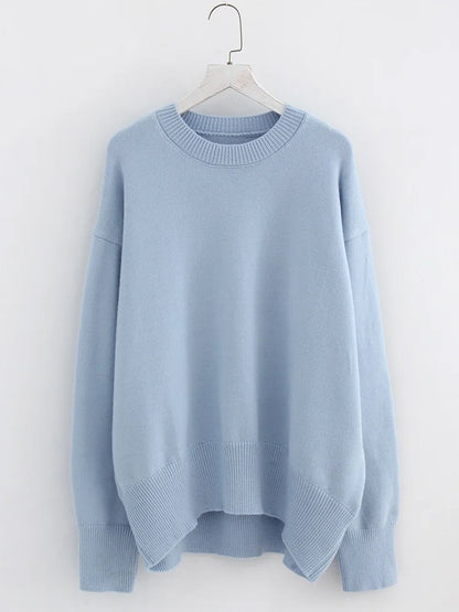 KarSaNy Women Loose Sweaters For Winter Thick Knit Pullovers Green Outwear Women's Sweater Black Oversized Sweaters For Women