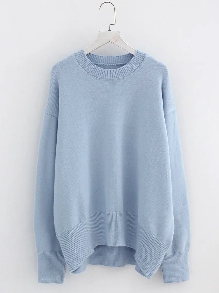 KarSaNy Women Loose Sweaters For Winter Thick Knit Pullovers Green Outwear Women's Sweater Black Oversized Sweaters For Women