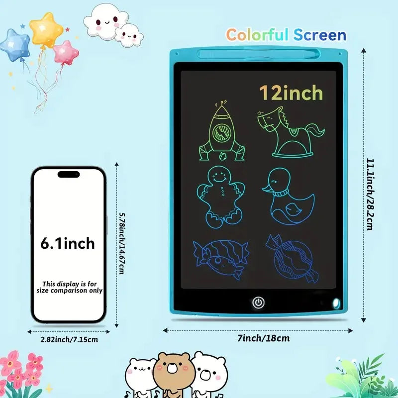 8.5Inch LCD Writing Tablet for Kids,Reusable Magic Drawing Board with Stylus,Eco-Friendly Erasable Doodle Pad Toy Gift