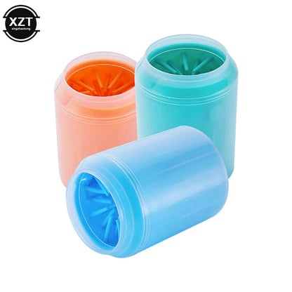 New Portable Outdoor Pet Foot Washer Paw Clean Brush Dog Paw Cleaner Cup Soft Silicone Combs  Quickly Wash Foot Cleaning Bucket