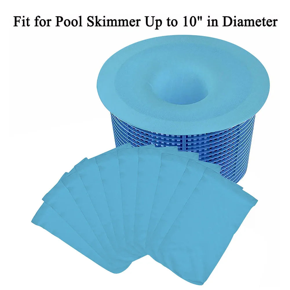 Pool Skimmer Socks Pool Cleaning Reusable Savers Nylon Mesh for Filters Baskets Skimmers Swimming Pool Accessories