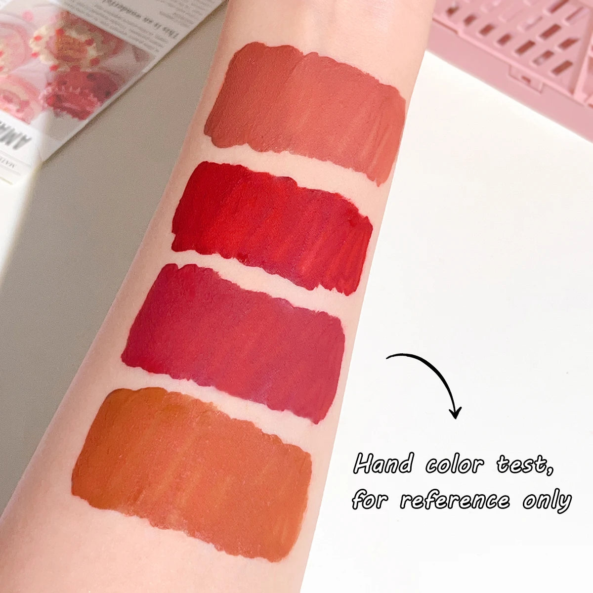 Floral Lip Gloss Water Mist Lip Tint Matte Lightweight and Translucent Lip Stain Whitening Lipstick Non-Transfer