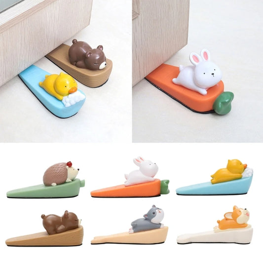 Upgraded Door Stopper Decorative Animal Doorstop Door Wedges Whimsicals & Practical Door Stopper for Household Door