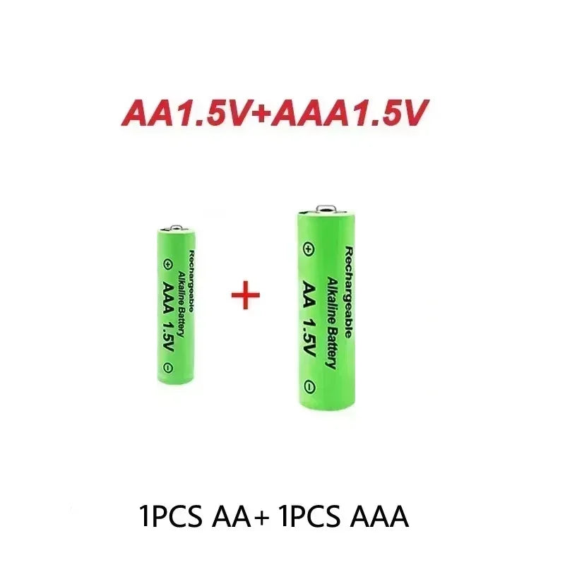 Original Rechargeable Battery 1.5V AA9800mAh+AAA8800mAh+Charger for Computer Clock Radio Video Game Digital Camera AA AAAbattery