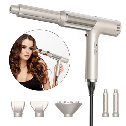 Hair Dryer 110000 RPM High-Speed Brushless Motor Negative Ionic Blow Dryer Thermo-Control Hair Dryer with Diffuser and Nozzle