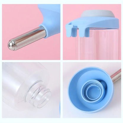 350/500ml Automatic Drinking Water Fountain Pet Dog Guinea Pig Squirrel Rabbit Licking Hanging  Water Feeder Bottle