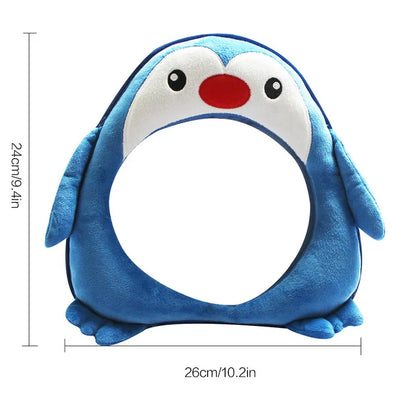 Black White View Back Seat Mirror Baby Car Mirror Safety Seat Headrest Rearview Mirror Baby Facing Rear Ward Car Kids Monitor