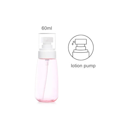 30ml 60ml 100ml UPG Fine Mist Spray Bottle Plastic Bottl Lotion Pump Travel Perfume Water Bottles Refill