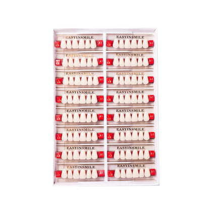 16/12 Sets/ Box Dental Teeth Anterior Posterior Polymer Denture acrylic Tooth A2 A3 2 Layers Dentistry Materials Education Model
