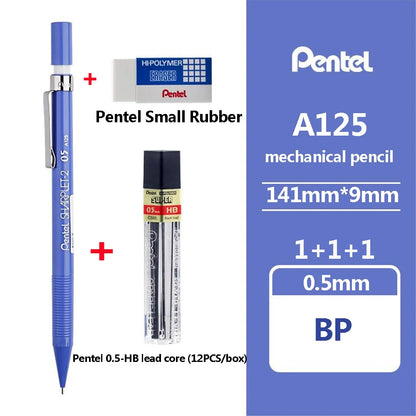 Japan Pentel Mechanical Pencil 0.5/0.7/0.9mm Drawing Office & School Supplies Stationery A125 127 129 School Acsesories School