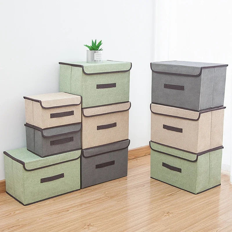 Clothes Storage Box Organizer Box Boxes For Bedroom Space Large Room Home Organization Garden