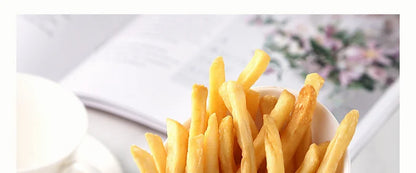 2 In 1 French Fries Cups Plastic Cups Sauces Snacks Dessert Plate Ketchup Slant Cup Two Cup Spout Kitchen Accessories