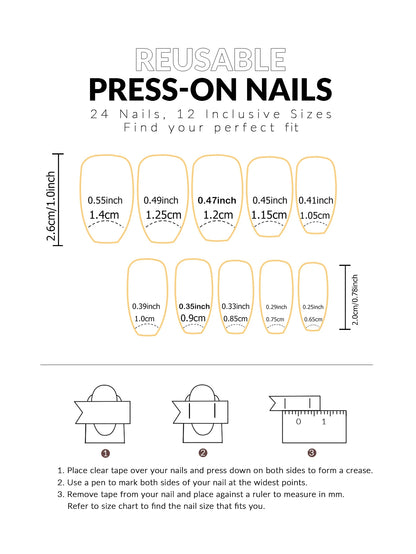 24PCS Press On Nails Short Pink Square Fingertip French Trim Press On Nails Love Design Sweet Nails Glisten Press On Nails