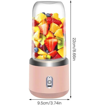 Personal Blender for Shakes Smoothies, 400ml Portable 2 Cups with Lids High-Speed Mixer for Juices Kitchen tools Baby Food