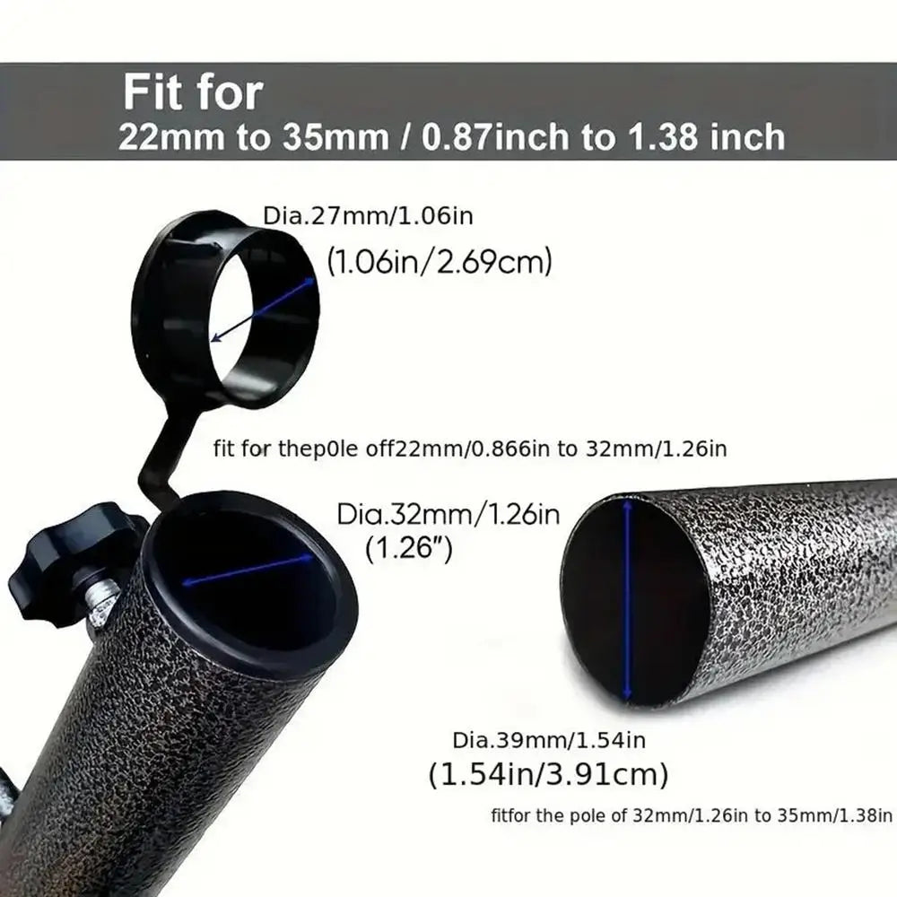 Patio Umbrella Ground Anchor Beach Umbrella Sand Anchor Outdoor Round Umbrella Holder For Sand Adjustable Heavy-Duty Iron