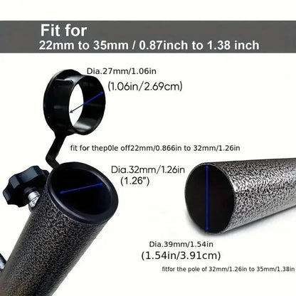 Patio Umbrella Ground Anchor Beach Umbrella Sand Anchor Outdoor Round Umbrella Holder For Sand Adjustable Heavy-Duty Iron