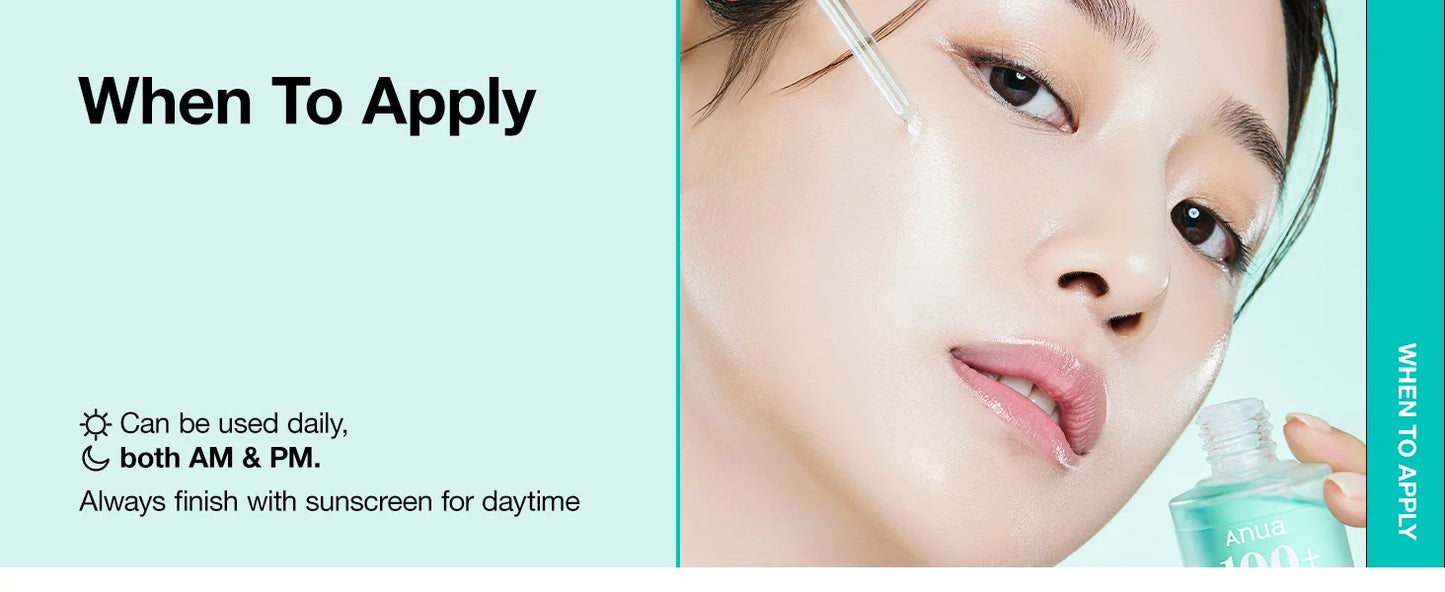 ANUA PDRN Hyaluronic Acid Capsules 100 Serum, Radiation Facial Serum, Hyaluronic Acid, Korean Skin Care Products, 30ml