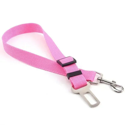 ISGTDRM Pet seat belt Safety Protector Travel Pets Accessories Dog Leash Collar Breakaway Solid Car Harness Pet Car Seat Belts