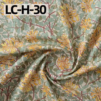 William Morris Fabric Cotton Digital Printing Classic Flower Printed Handmade Crafts Supplies Per Half Meter