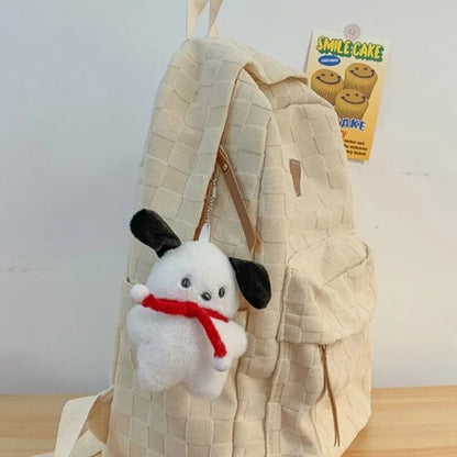 Gift pendant schoolbag, female high school student schoolbag, backpack, college student large-capacity and versatile backpack