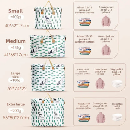 Large Capacity Multifunction Organizer Tote Bag for Clothes And Blankets Toy Storage Home Organization