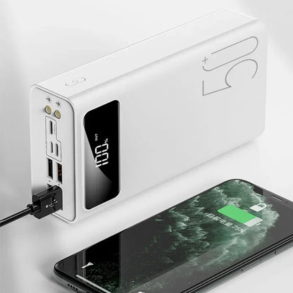 New Power Bank 30000mAh/40000mAh Portable Charger LED Light Poverbank Powerbank External Battery For iPhone Xiaomi OPPO